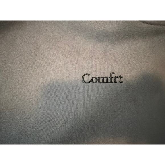 Comfrt Unisex Adult's Cloud Heavyweight Gray Full Zip Hoodie Size Small - Picture 2 of 5